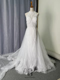 2023 summer Airy Elegance trumpet high-neck bridal Wedding dress