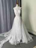 2023 summer Airy Elegance trumpet high-neck bridal Wedding dress