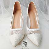 High Heel Lace Bridal Shoes Wedding Shoes Party Shoes selina2022090601