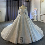 Lace V-Neck Luxury Wedding Gown selina2022531115