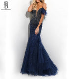 Elegant Mermaid Mesh Wedding Dress selina202251859