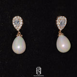 Water-Droped Shape Pearls Earrings Bridal Earrings selina2022091903