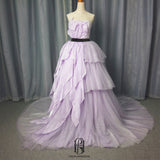 Purple Prom Dress Lace Dresses Off Shoulder Tulle Formal Evening Gowns Princess Prom Dresses Long selina202271910