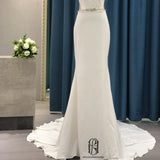 Elegant V-Neck French Wedding Dress boho prom dress selina202252387