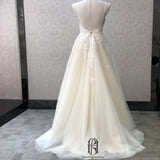 Rice White Lace French Wedding Dress selina202252490