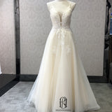 Rice White Lace French Wedding Dress selina202252490