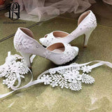 High Heel Crystal White Bridal Wedding Shoes selina202241827