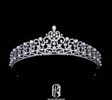 Luxury Cubic Zirconia Pearls Wedding Tiaras and Crowns for Women Fairy Bridal Headwear Birthday Party Hair Jewelry20221203