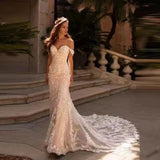2022 Sweetheart Mermaid Lace Bridal Dress Strapsless selina2022531118