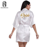 Satin Short Bridal Wedding Shower Robe selina202242934