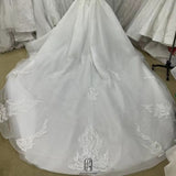 High Quality Handmade Sweetheart Neckline long Tail Wedding Dress Bridal Dress selina2022090801