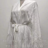 Long Sleeves Wedding Robe For Bride&Bridesmaid Long Bridal Pajamas selina2022091405