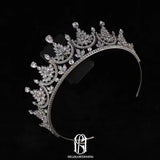 5A Zircon Heart Shapes Wedding Bridal Tiaras Full Cubic Zirconia Pageant Queen Crowns For Quinceanera CZ Party Hair Jewelry For Women 2022120211