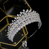 Cubic Zirconia Silver and Gold Wedding Bridal Tiaras and Crowns CZ Pageant Headpieces Birthday Party Prom Hair Accessories20221209