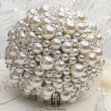 Bridal Pearls bouquet Wedding Bouquet selina2022082911