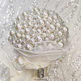 Bridal Pearls bouquet Wedding Bouquet selina2022082911