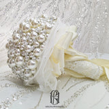 Bridal Pearls bouquet Wedding Bouquet selina2022082911