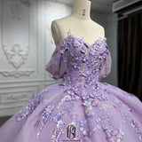 Women's Handmade Off-Shoulder Ball Gown Evening Dress Prom Dress Party Dress selina2022083017